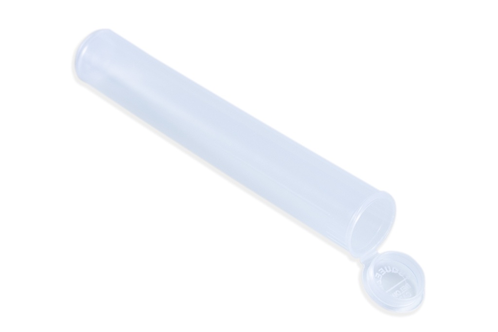 Slim Plastic Reclosable Tube - Child Resistant Pop Top