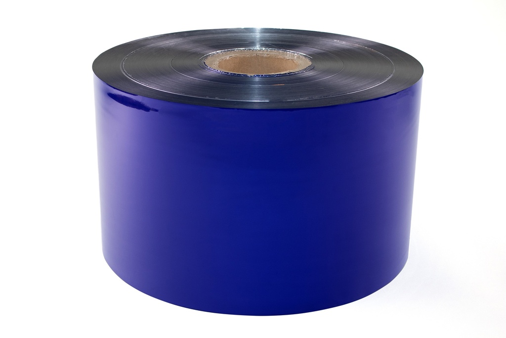 Metallic Blue Heat Sealable Packaging Film Roll (7.08" (180mm))