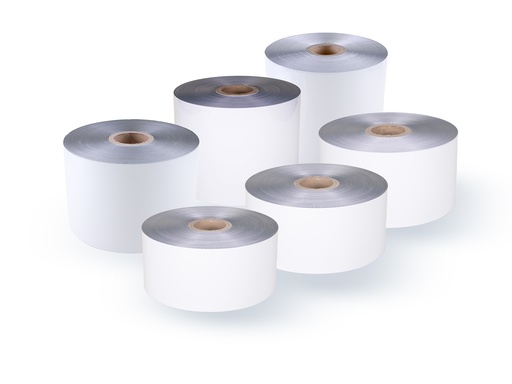 White Aluminum Heat Sealable Packaging Film Roll